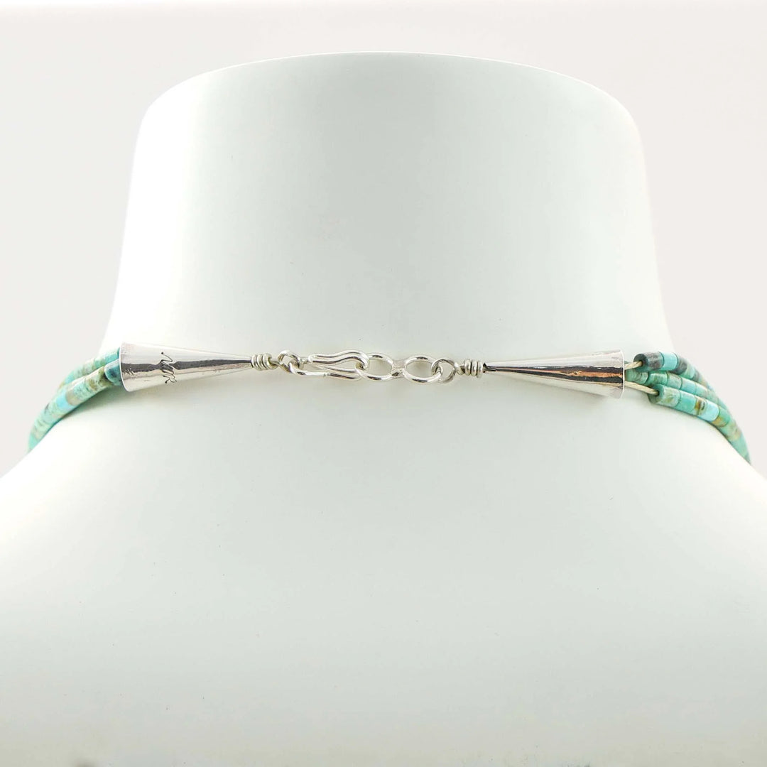Turquoise Heishi Bead Necklace