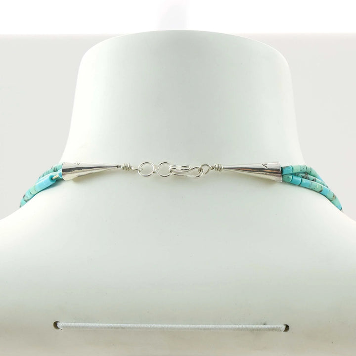 Turquoise Heishi Bead Necklace