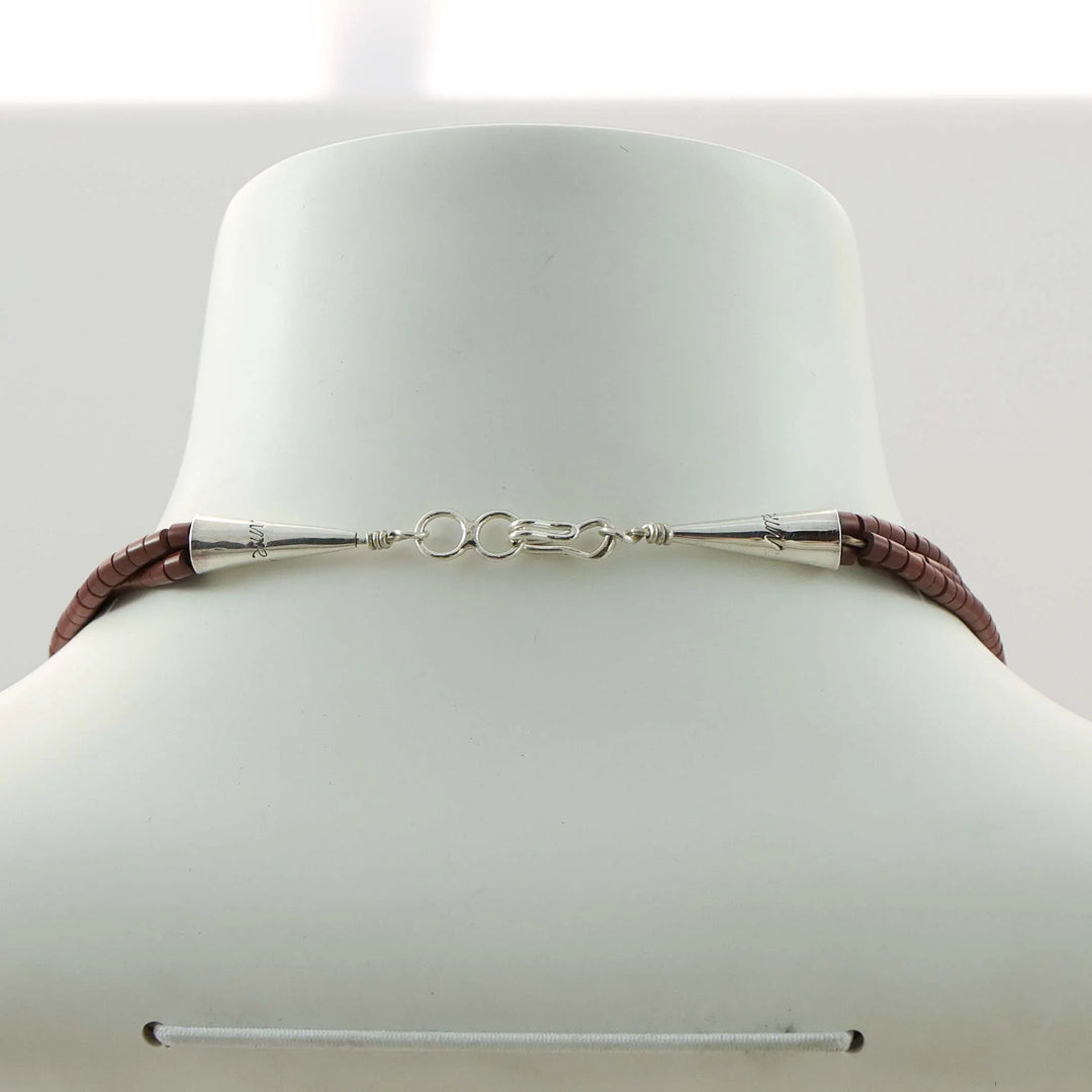 Pipestone Heishi Bead Necklace