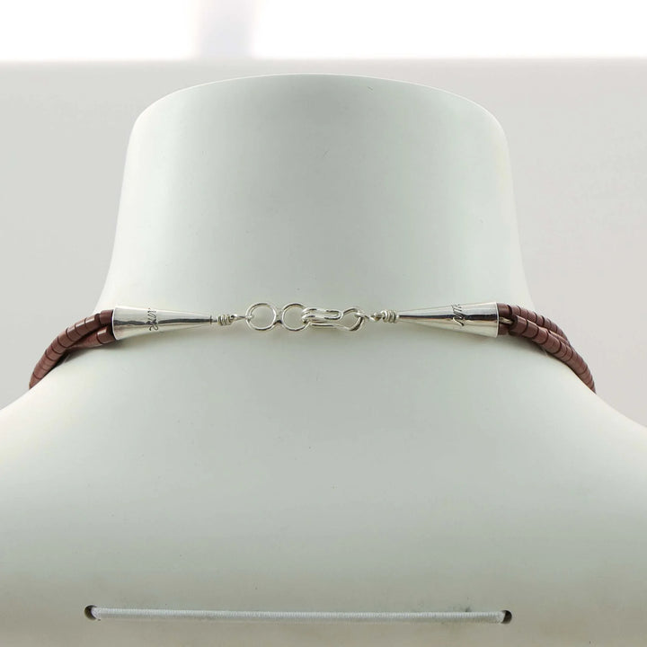 Pipestone Heishi Bead Necklace