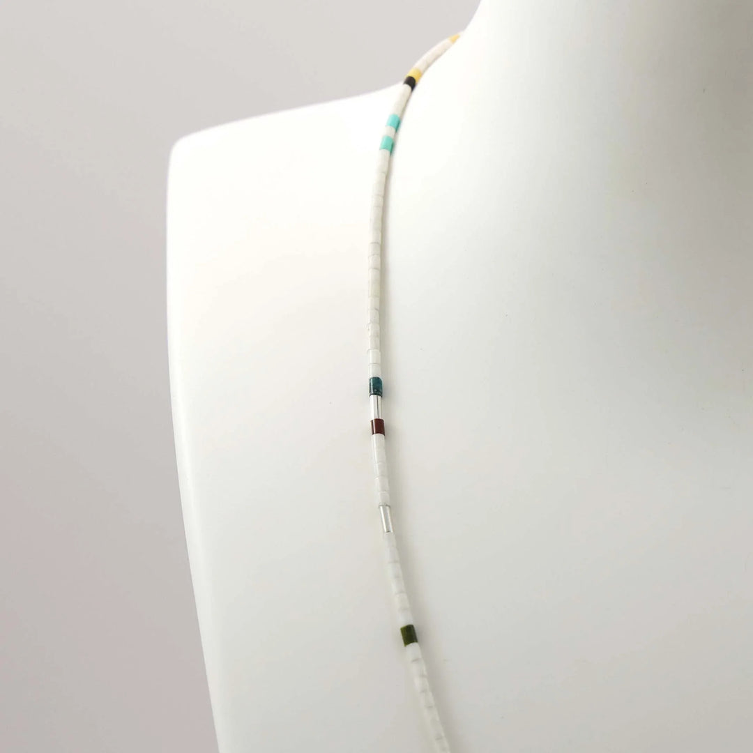 Multi-Stone Heishi Bead Necklace