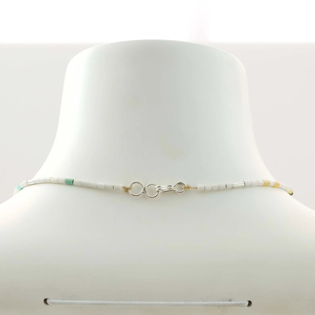 Multi-Stone Heishi Bead Necklace