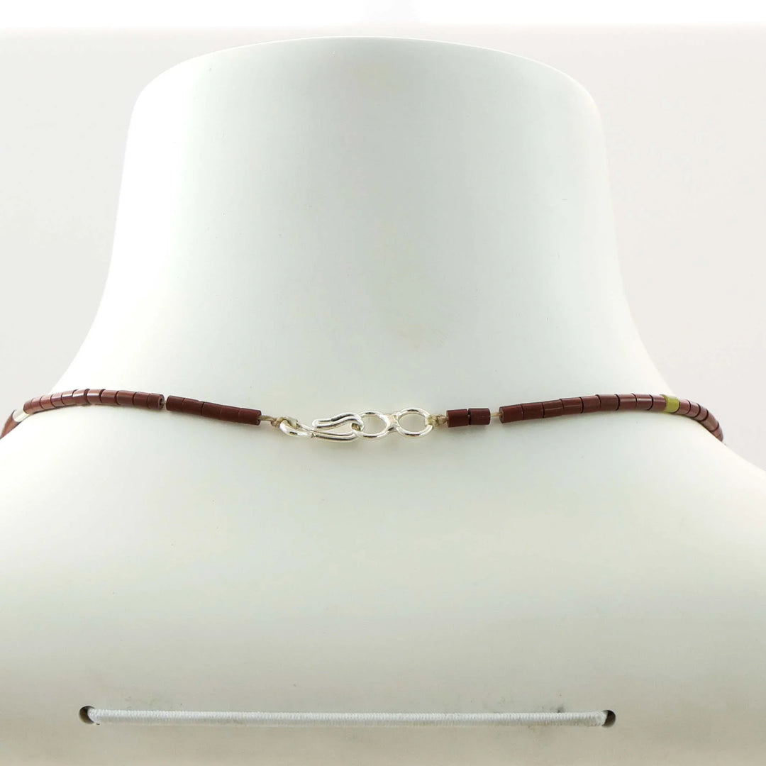 Pipestone Heishi Bead Necklace
