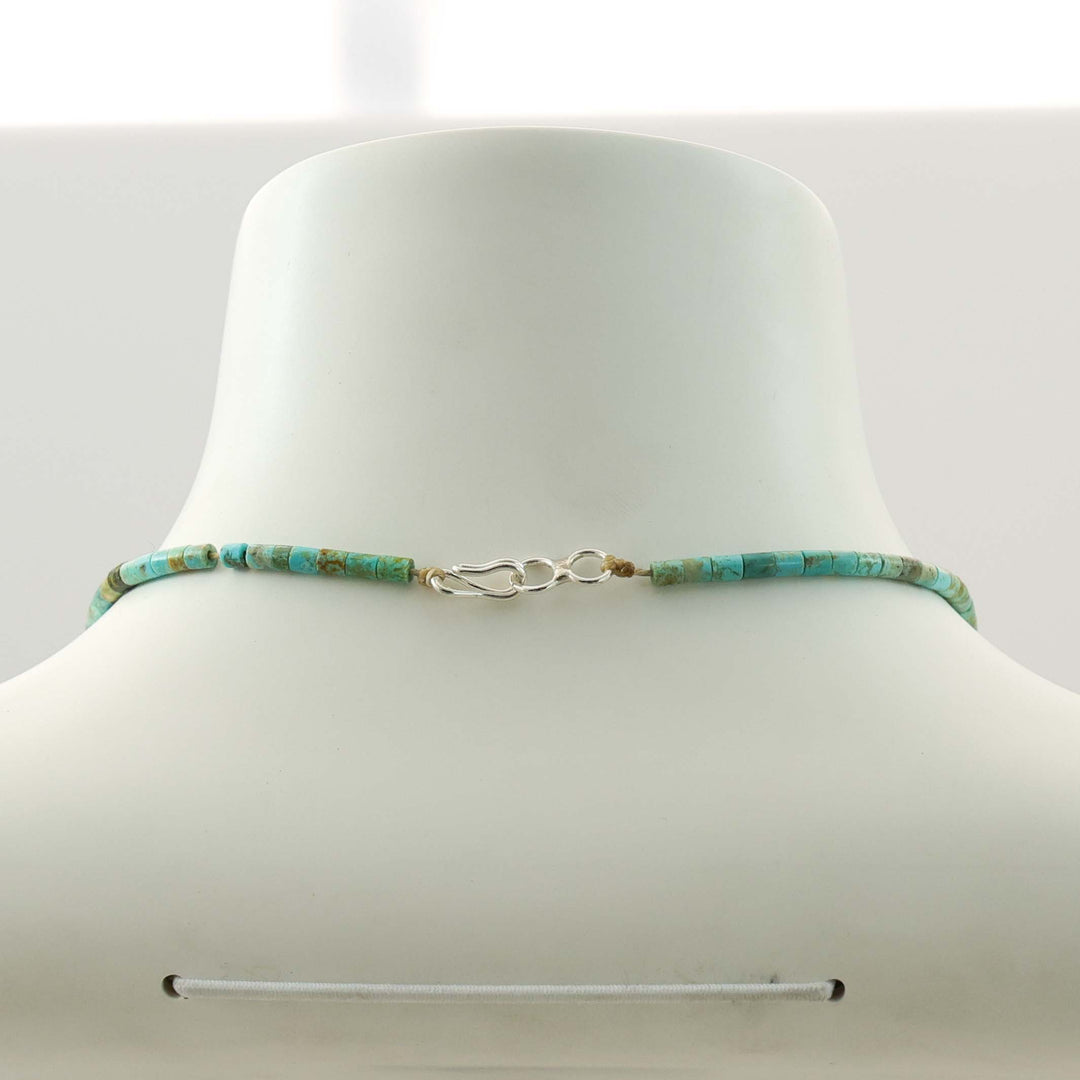 Turquoise Heishi Bead Necklace