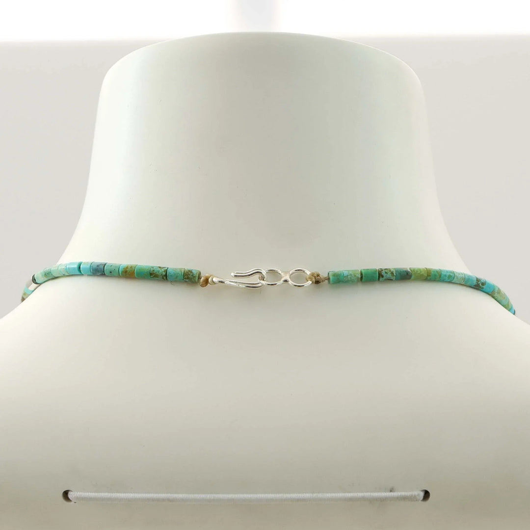 Turquoise Heishi Bead Necklace