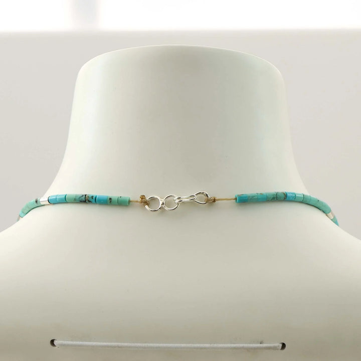 Turquoise Heishi Bead Necklace