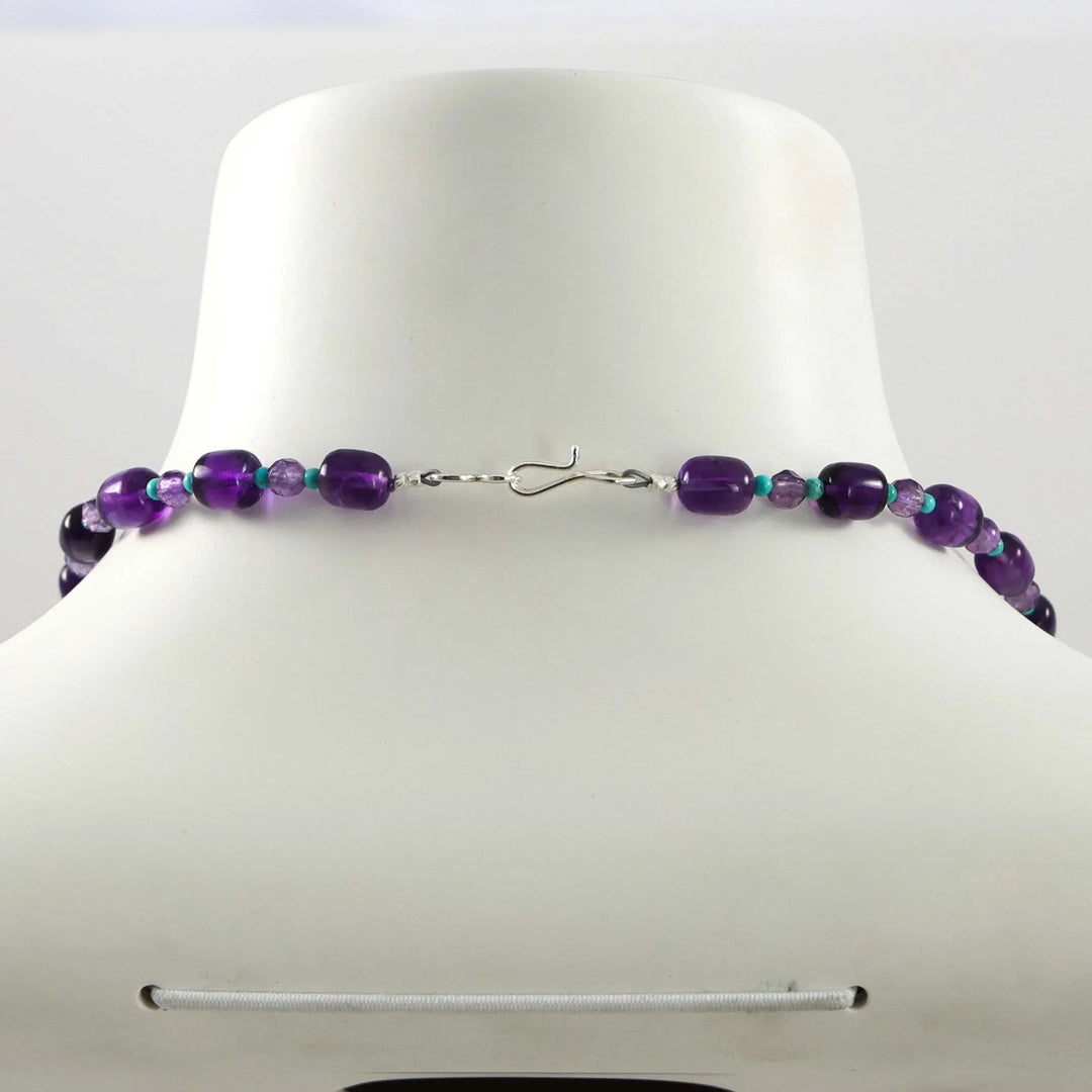 Amethyst and Turquoise Necklace
