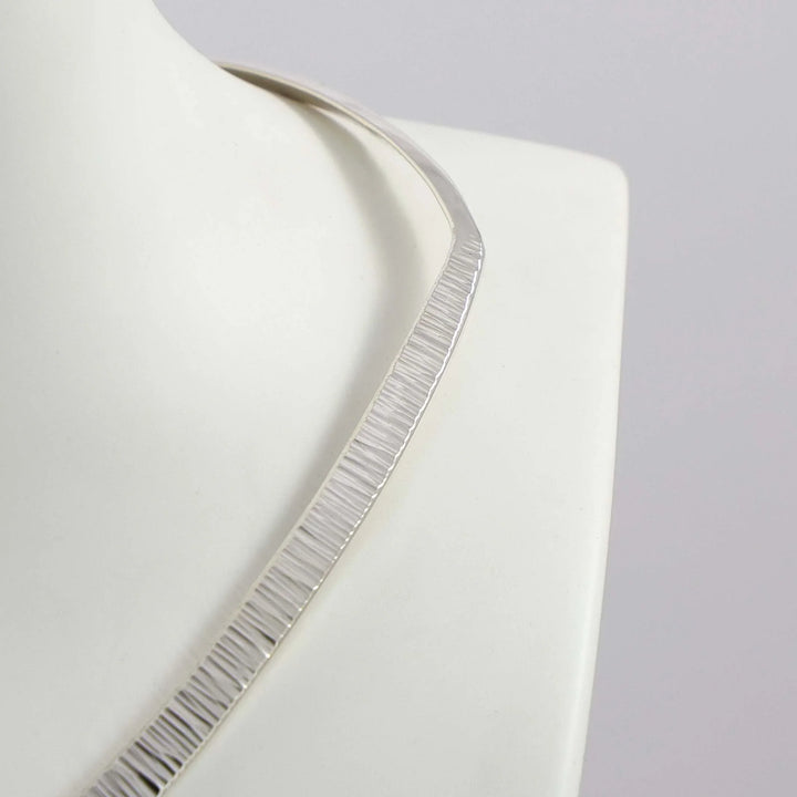 Hammered Collar Necklace