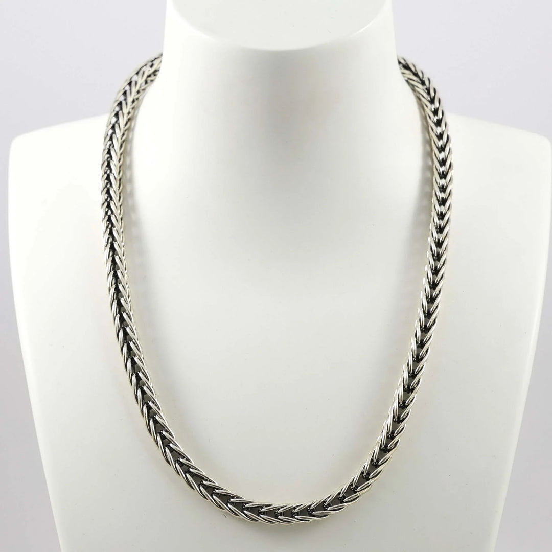Silver Foxtail Necklace