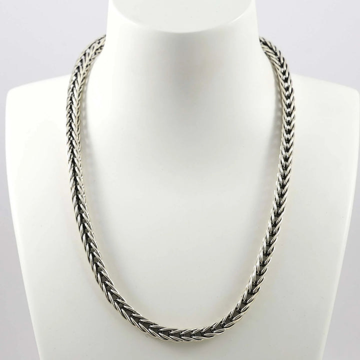 Silver Foxtail Necklace