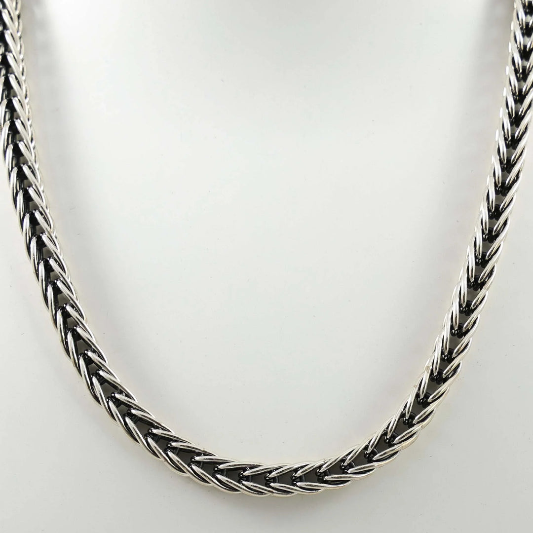 Silver Foxtail Necklace