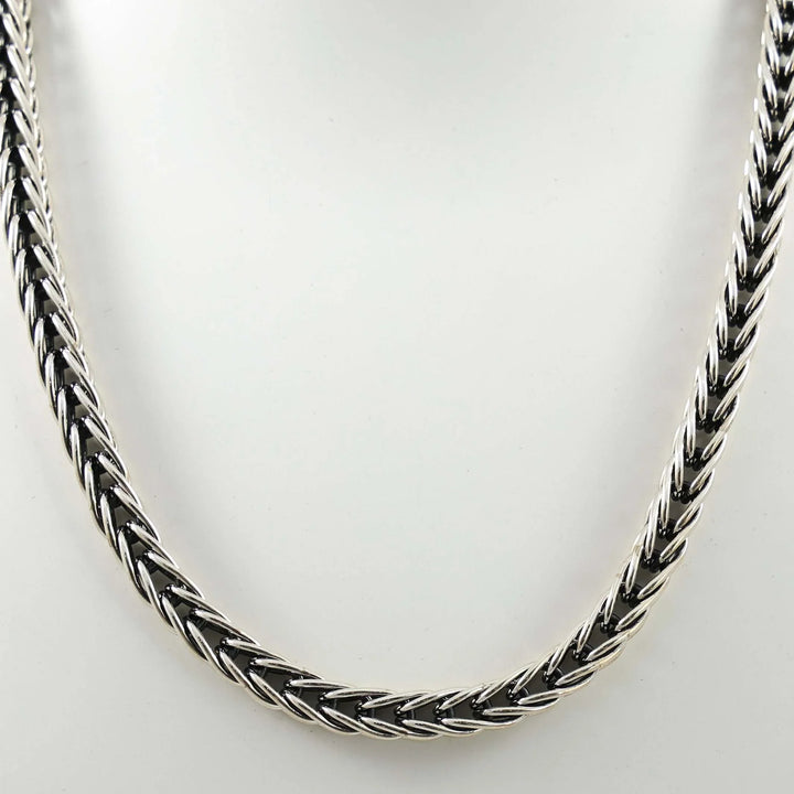 Silver Foxtail Necklace