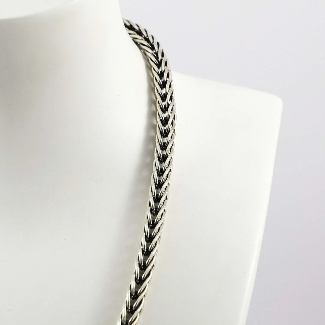 Silver Foxtail Necklace