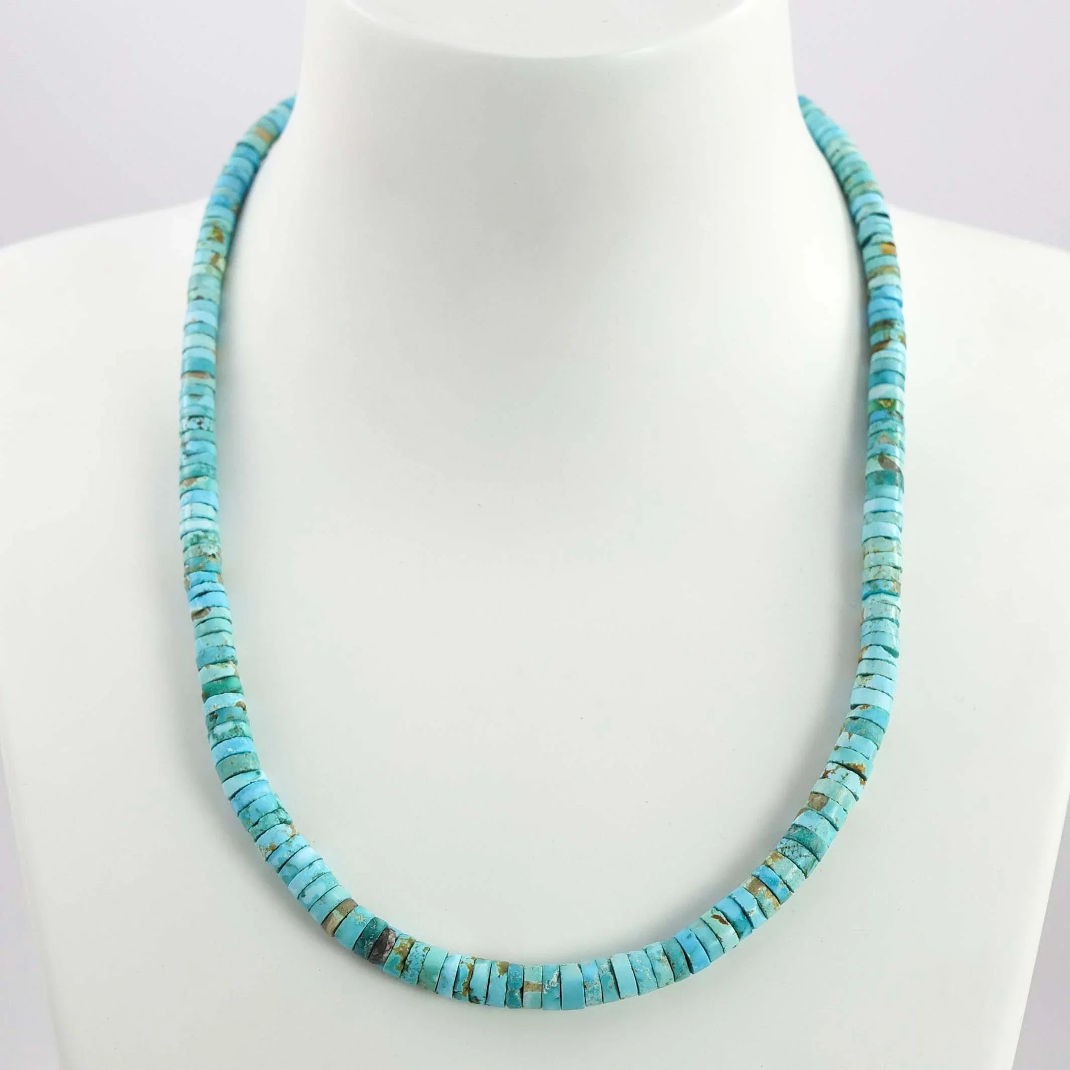 【希少】Turquoise Wave by AKROGLAM /MINERALS Battle Mountain Turquoise Necklace – Garland's