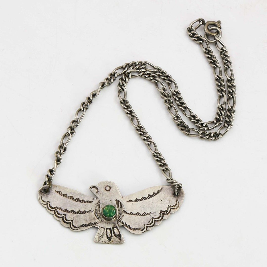 1930s Fred Harvey Thunderbird Necklace