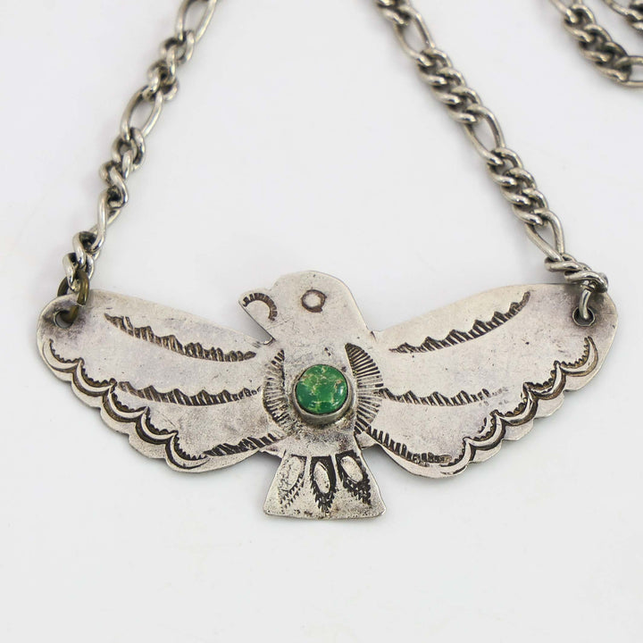 1930s Fred Harvey Thunderbird Necklace