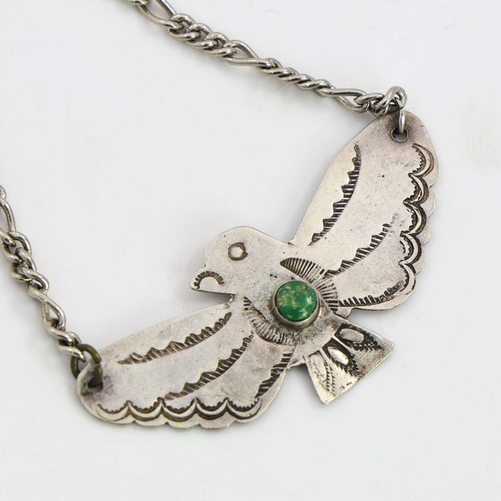 1930s Fred Harvey Thunderbird Necklace