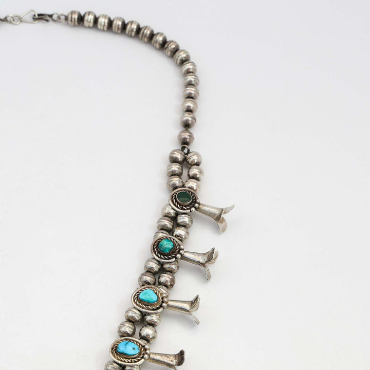 1970s Turquoise Squash Blossom