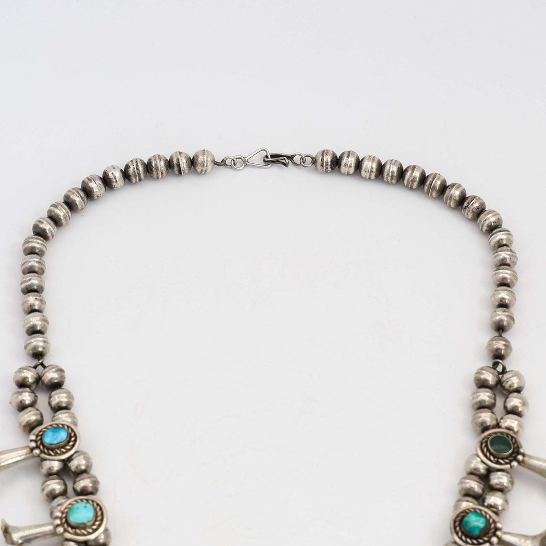 1970s Turquoise Squash Blossom