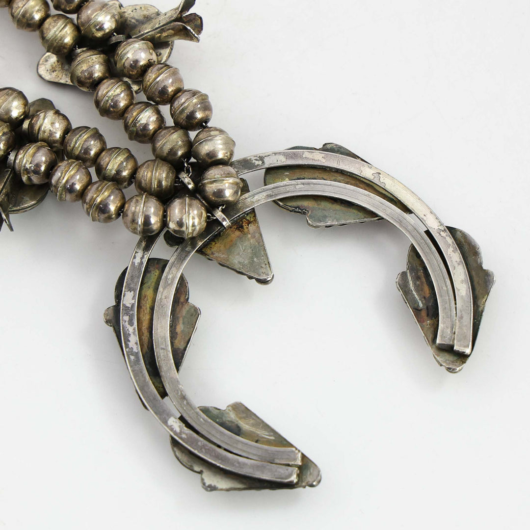 1960s Turquoise Squash Blossom Necklace