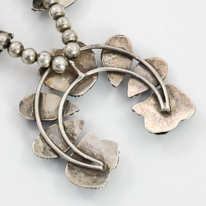 1970s Turquoise Squash Blossom