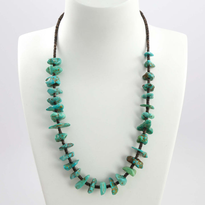 Kingman Turquoise Nugget Necklace