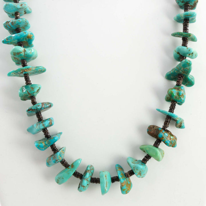 Kingman Turquoise Nugget Necklace