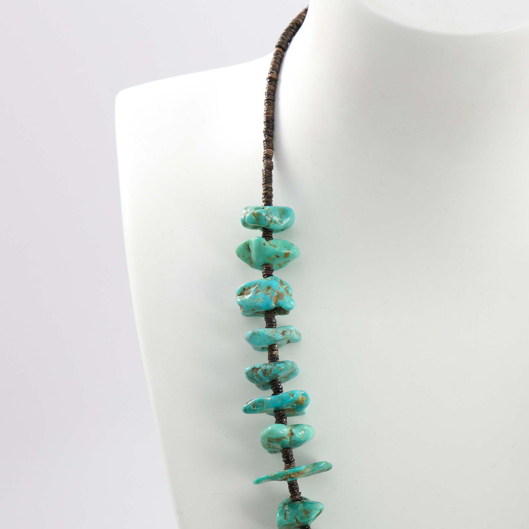 Kingman Turquoise Nugget Necklace