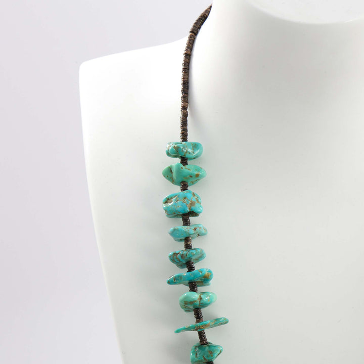Kingman Turquoise Nugget Necklace