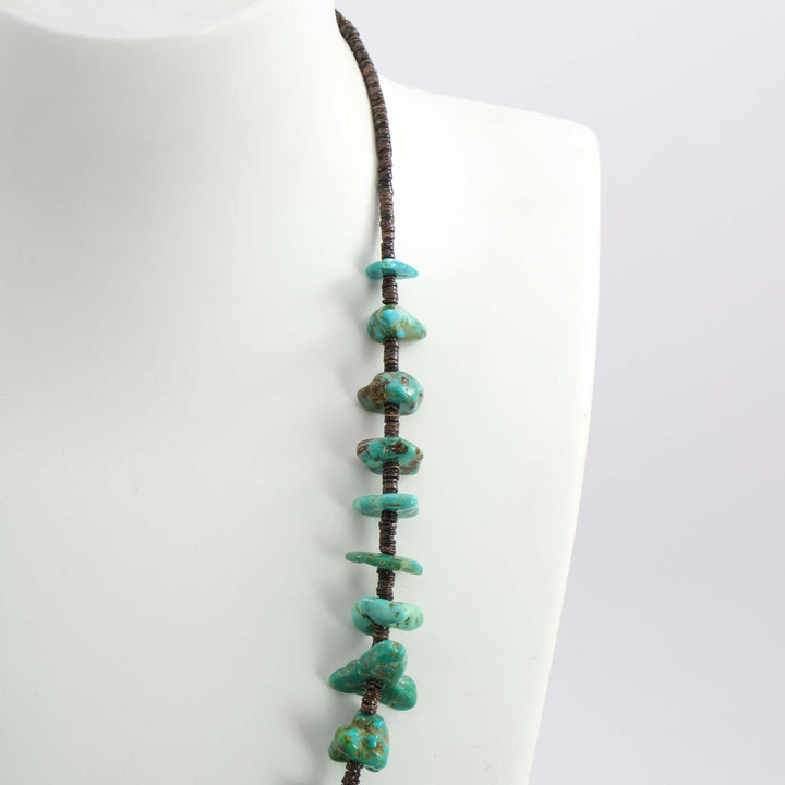 Kingman Turquoise Nugget Necklace