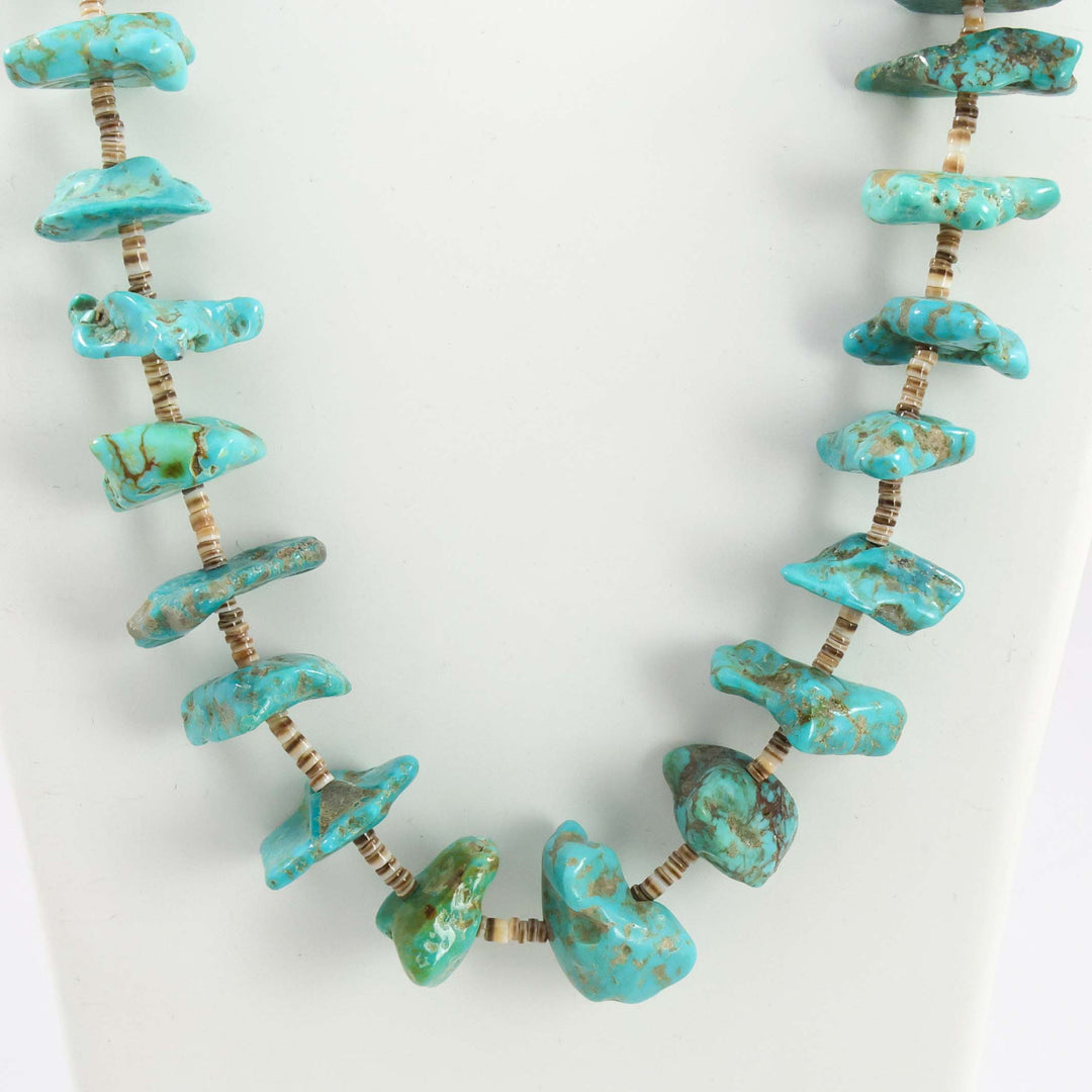 Kingman Turquoise Nugget Necklace