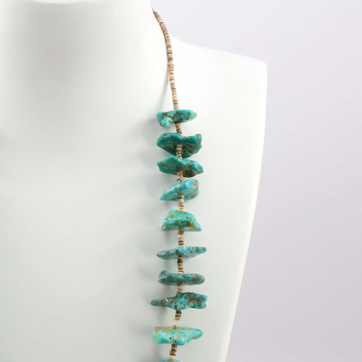Kingman Turquoise Nugget Necklace