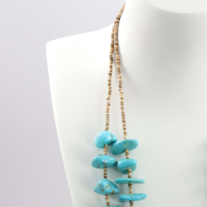 Kingman Turquoise Nugget Necklace