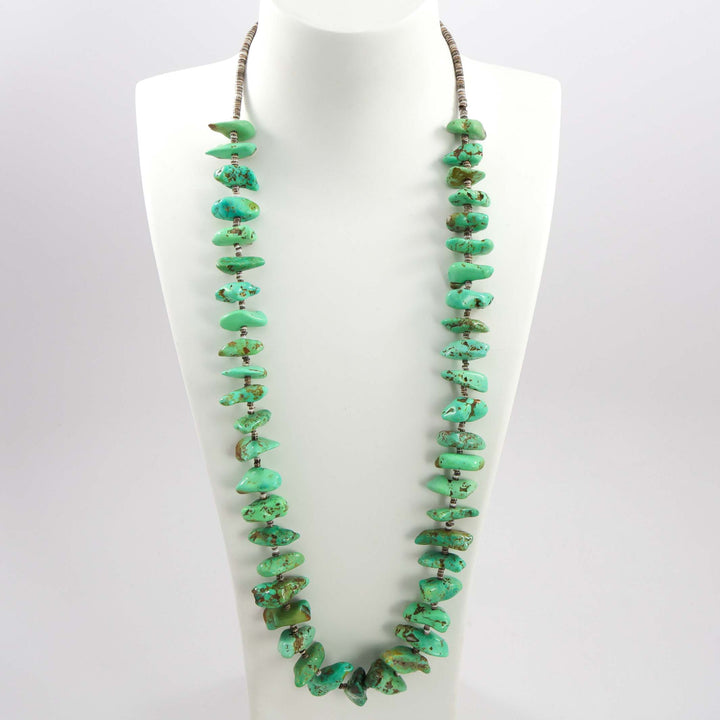 Kingman Turquoise Nugget Necklace