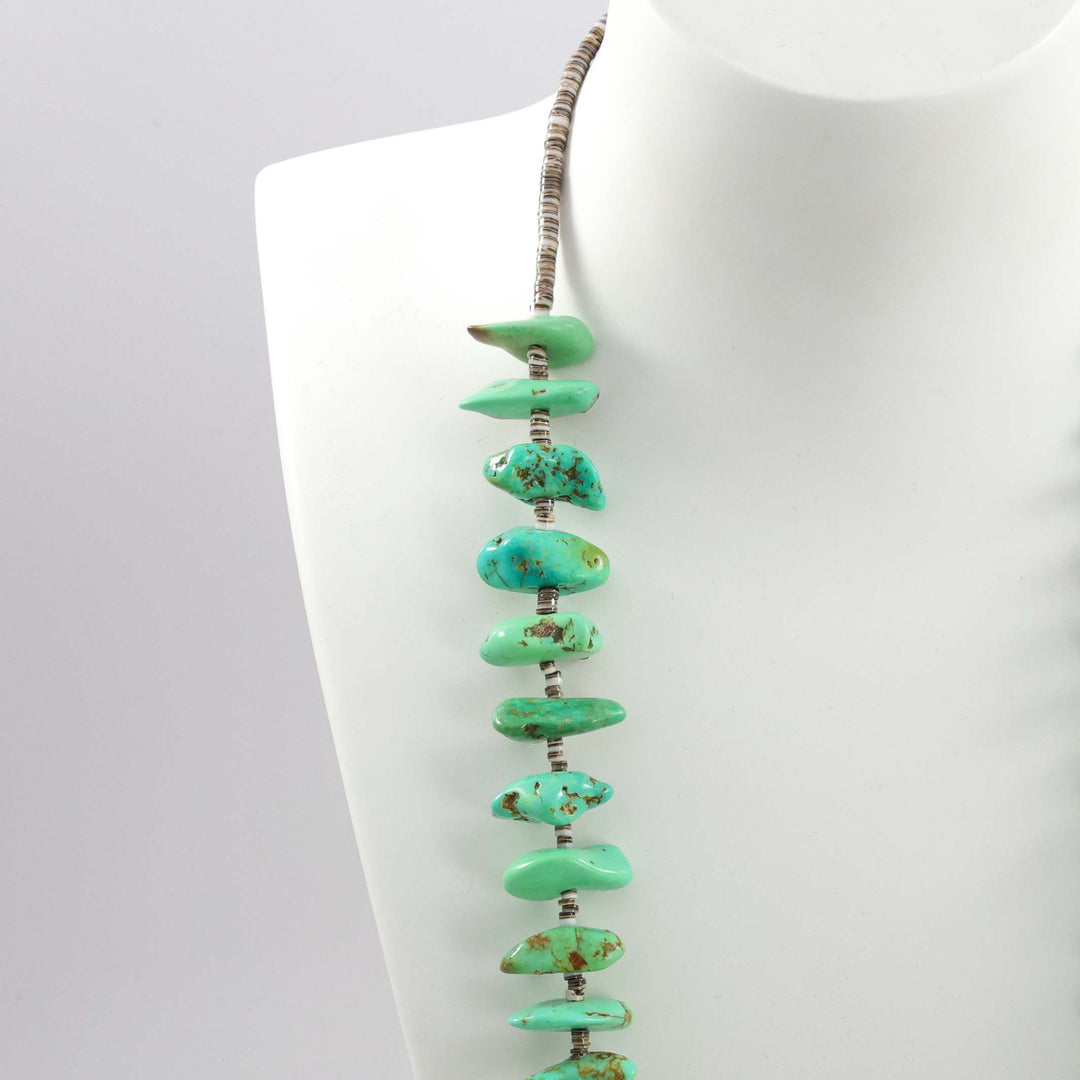 Kingman Turquoise Nugget Necklace