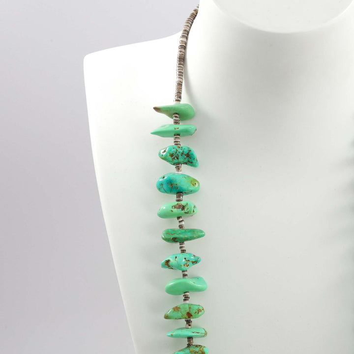 Kingman Turquoise Nugget Necklace