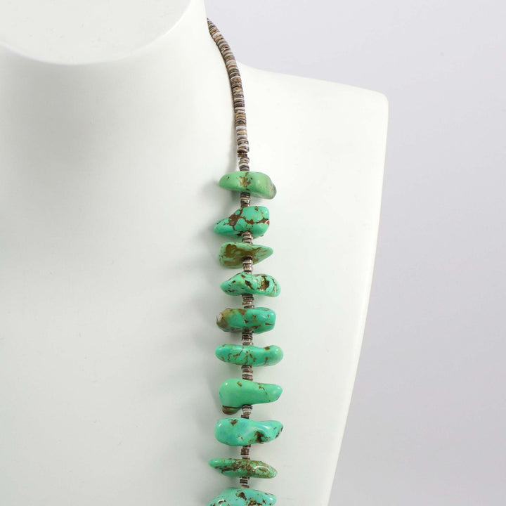 Kingman Turquoise Nugget Necklace