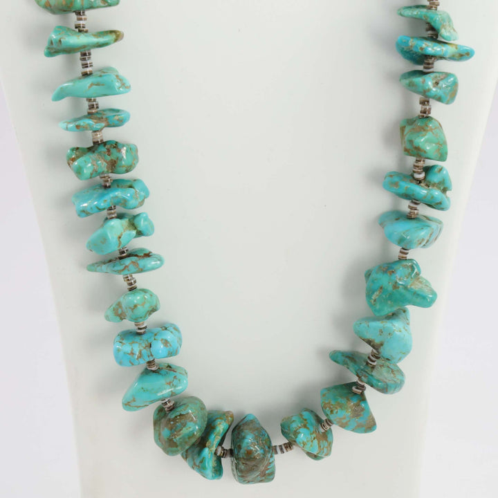 Kingman Turquoise Nugget Necklace