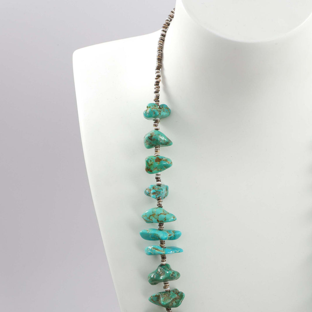 Kingman Turquoise Nugget Necklace