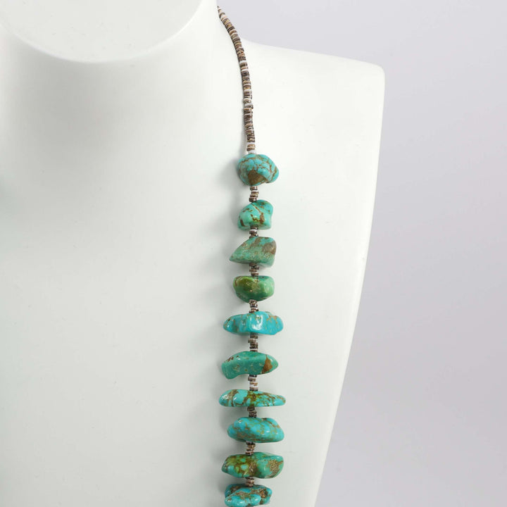 Kingman Turquoise Nugget Necklace