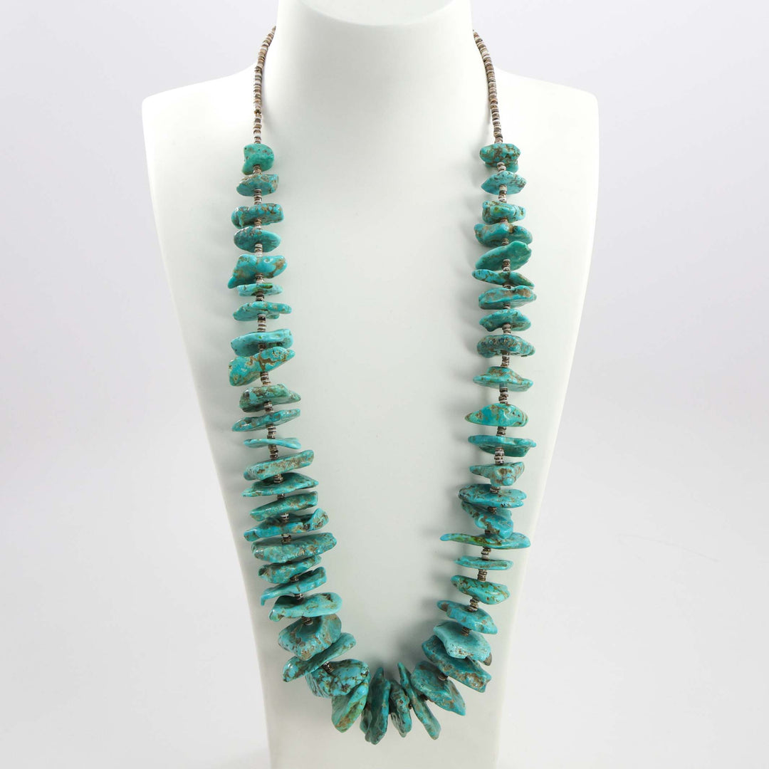 Kingman Turquoise Nugget Necklace