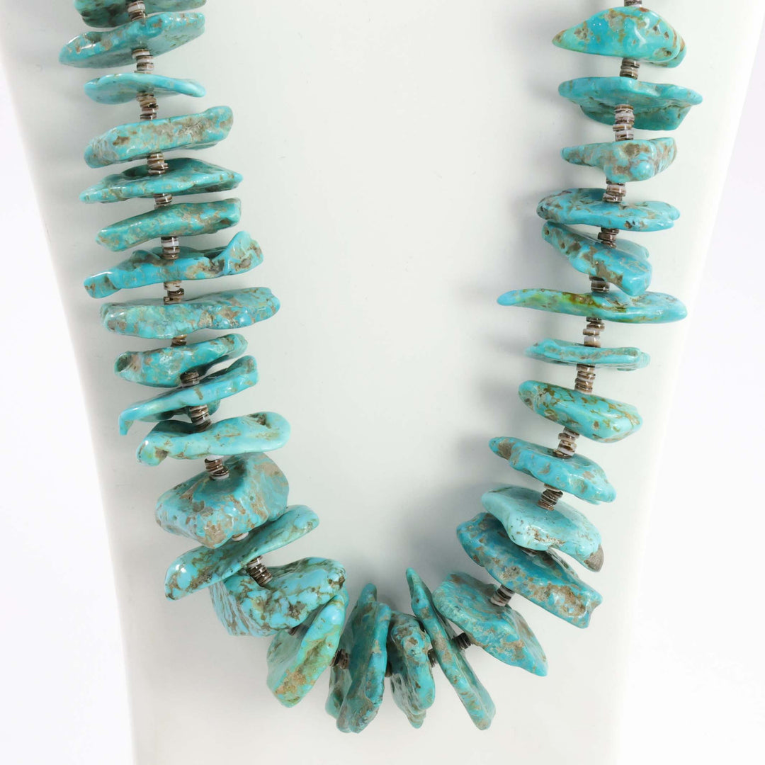 Kingman Turquoise Nugget Necklace
