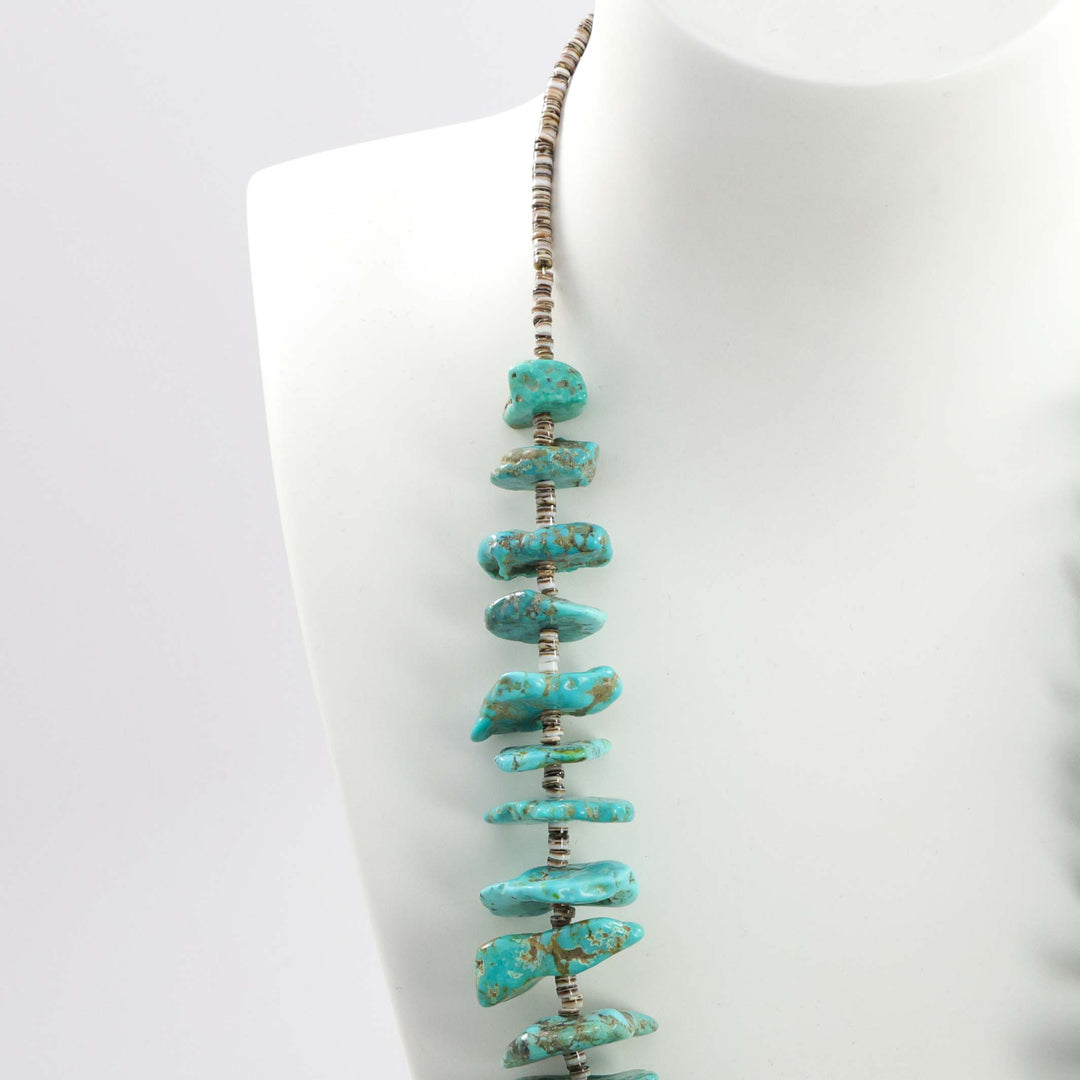 Kingman Turquoise Nugget Necklace