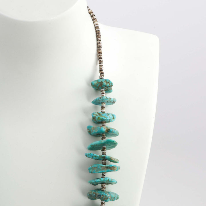 Kingman Turquoise Nugget Necklace