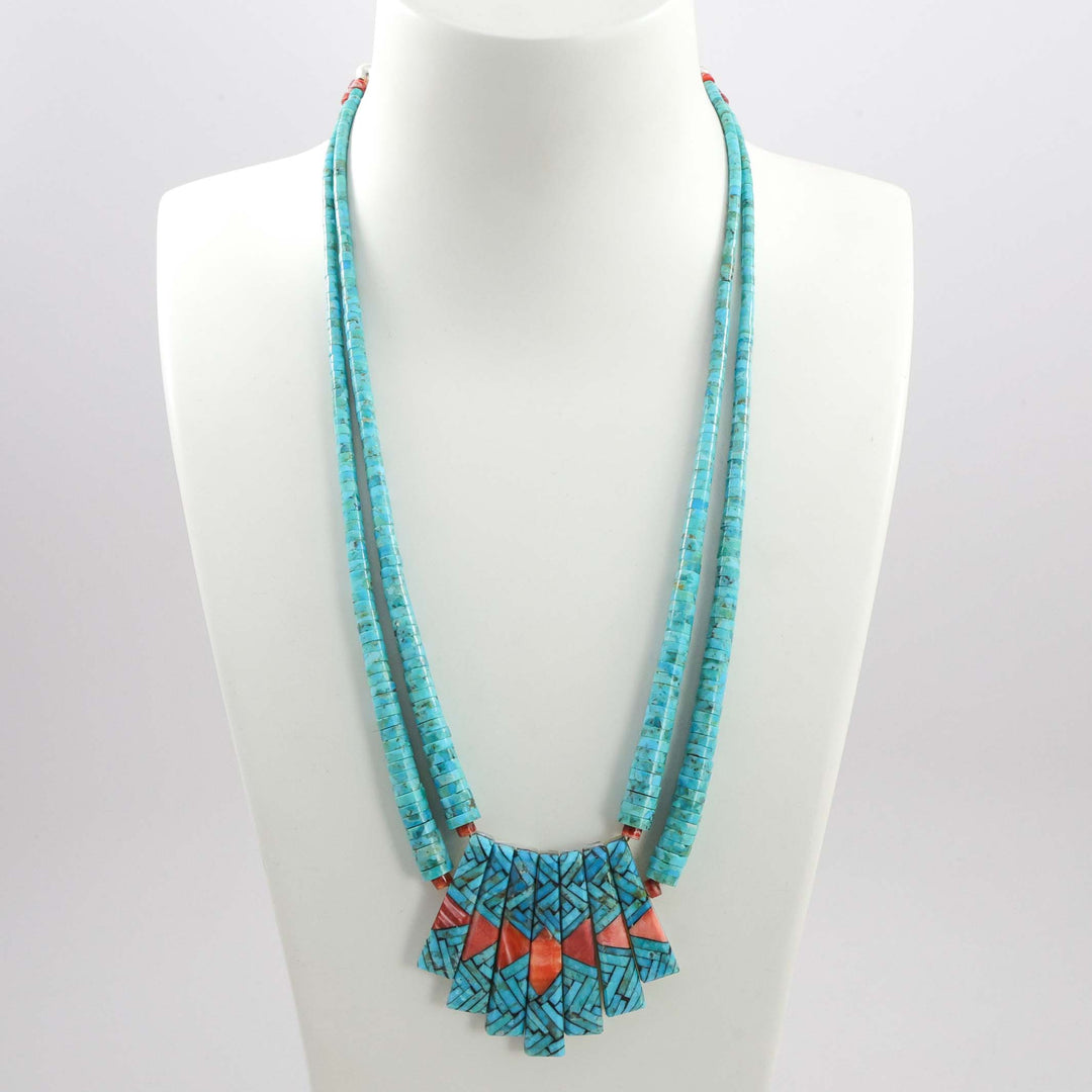 Turquoise Tab Necklace