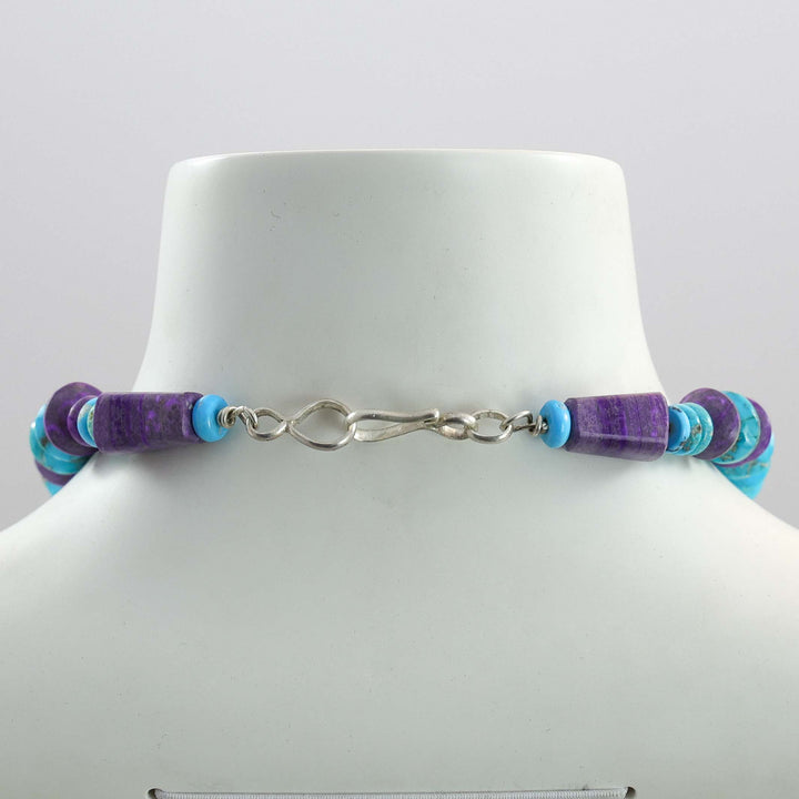 Turquoise and Sugilite Necklace