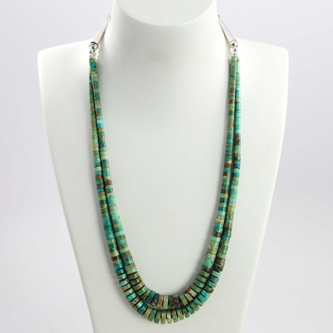 Nevada Green Turquoise Necklace