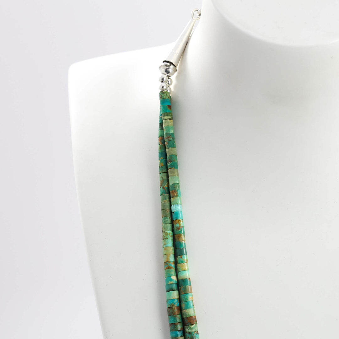 Nevada Green Turquoise Necklace