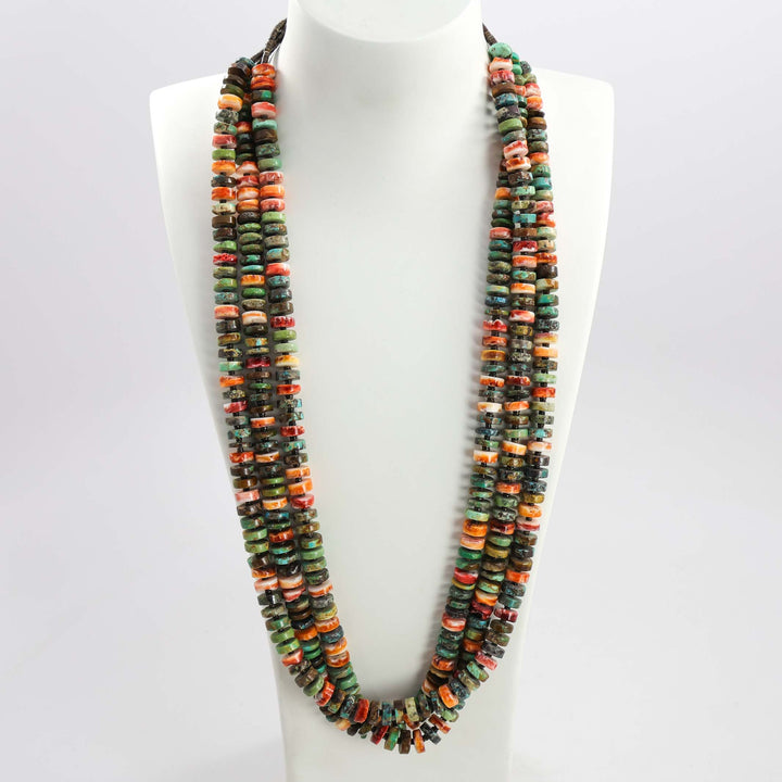 Turquoise and Spiny Oyster Necklace