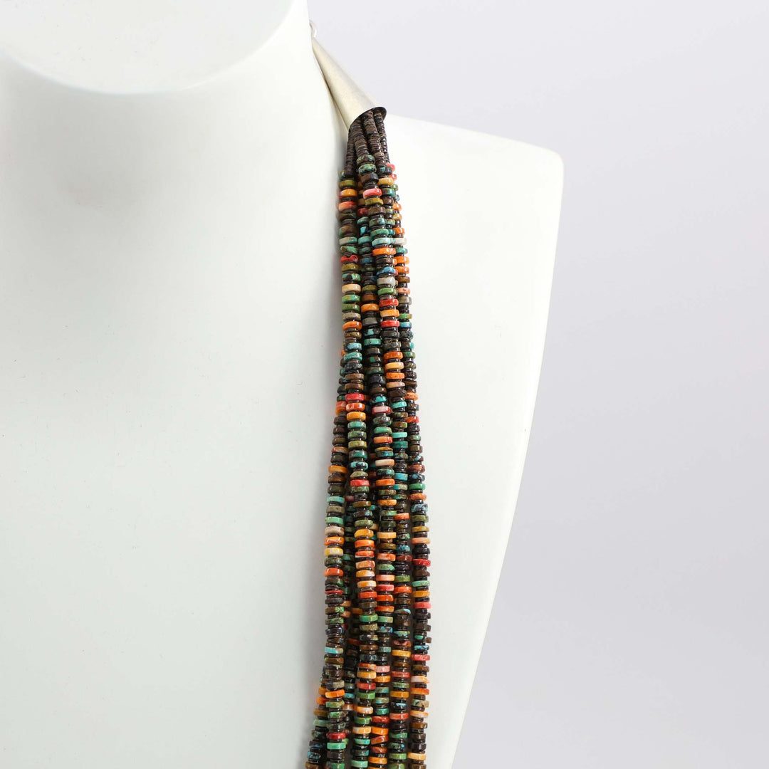 Turquoise and Spiny Oyster Necklace